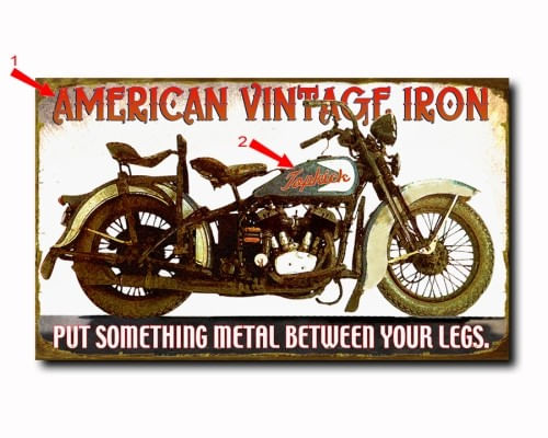 American-Vintage-Iron-Wood-or-Metal-Personalized-Sign-14732