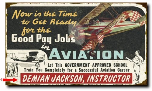 Good Aviation Jobs Wood or Metal Personalized Sign