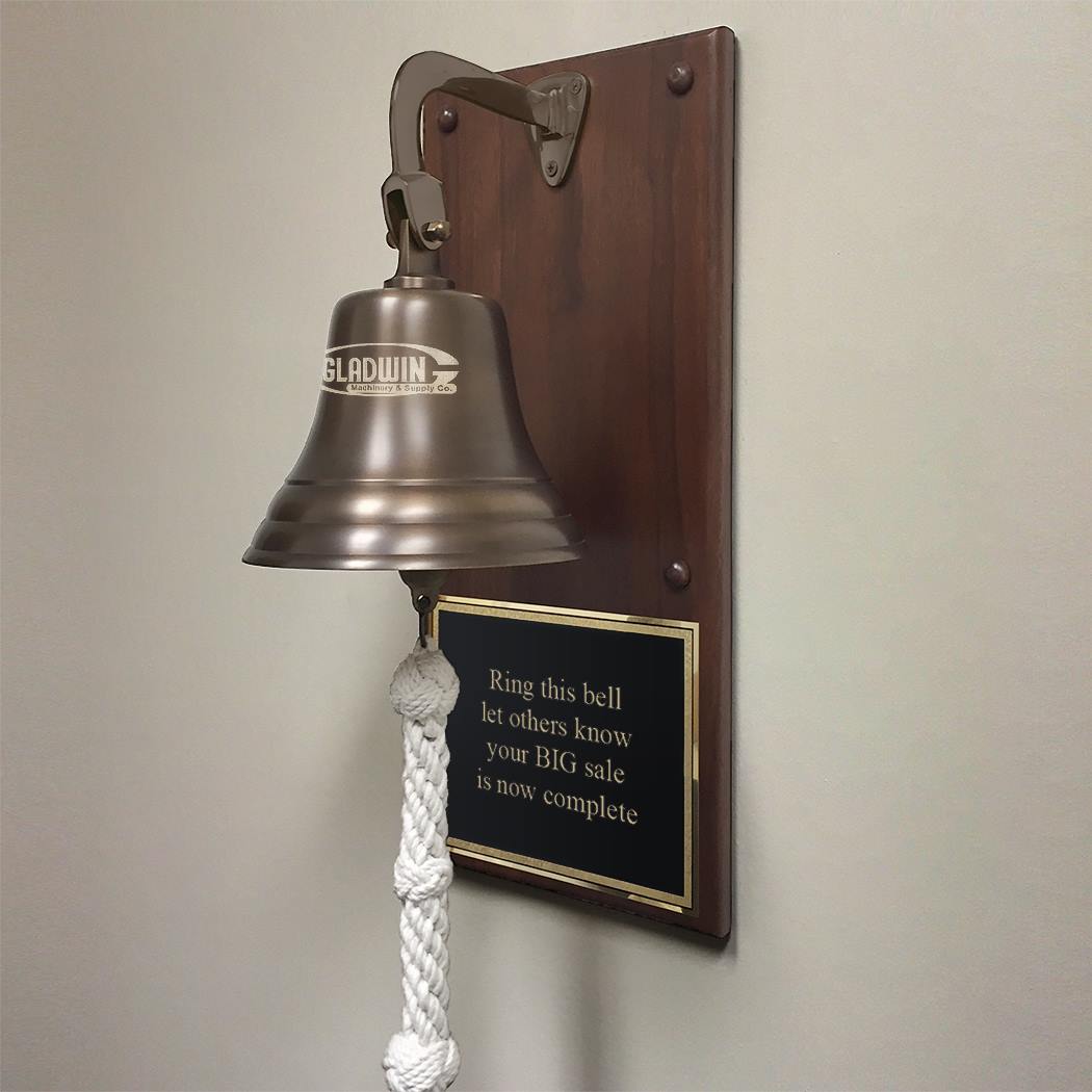 Business Sales Plaque Bell. - Brassbell.com