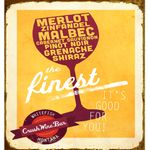 Vintage--The-Finest-Red-Wine--Personalized-Bar-Sign-14215