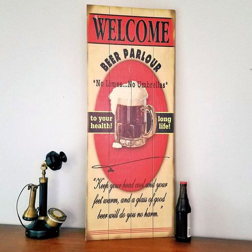 Beer Quotes Personalized Bar Sign