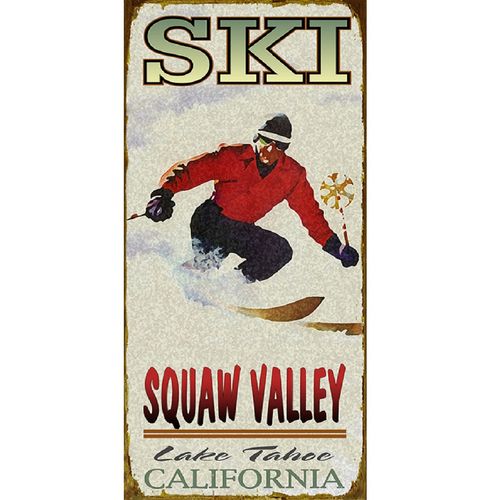 Ski (Man) Wood or Metal Personalized Sign