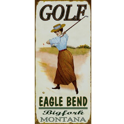 Golf Course (Female) Wood or Metal Personalized Sign