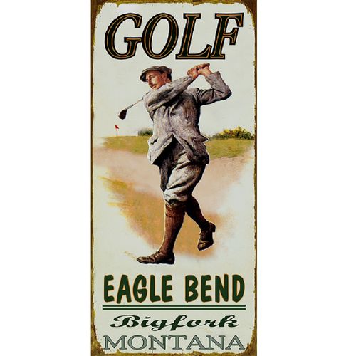 Golf Course (Male) Wood or Metal Personalized Sign
