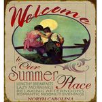 Welcome-to-Our-Summer-Place-Wood-or-Metal-Personalized-Sign-4675