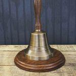 Engraved-LAST-LAP-Antiqued-Brass-Hand-Bell-8771-3