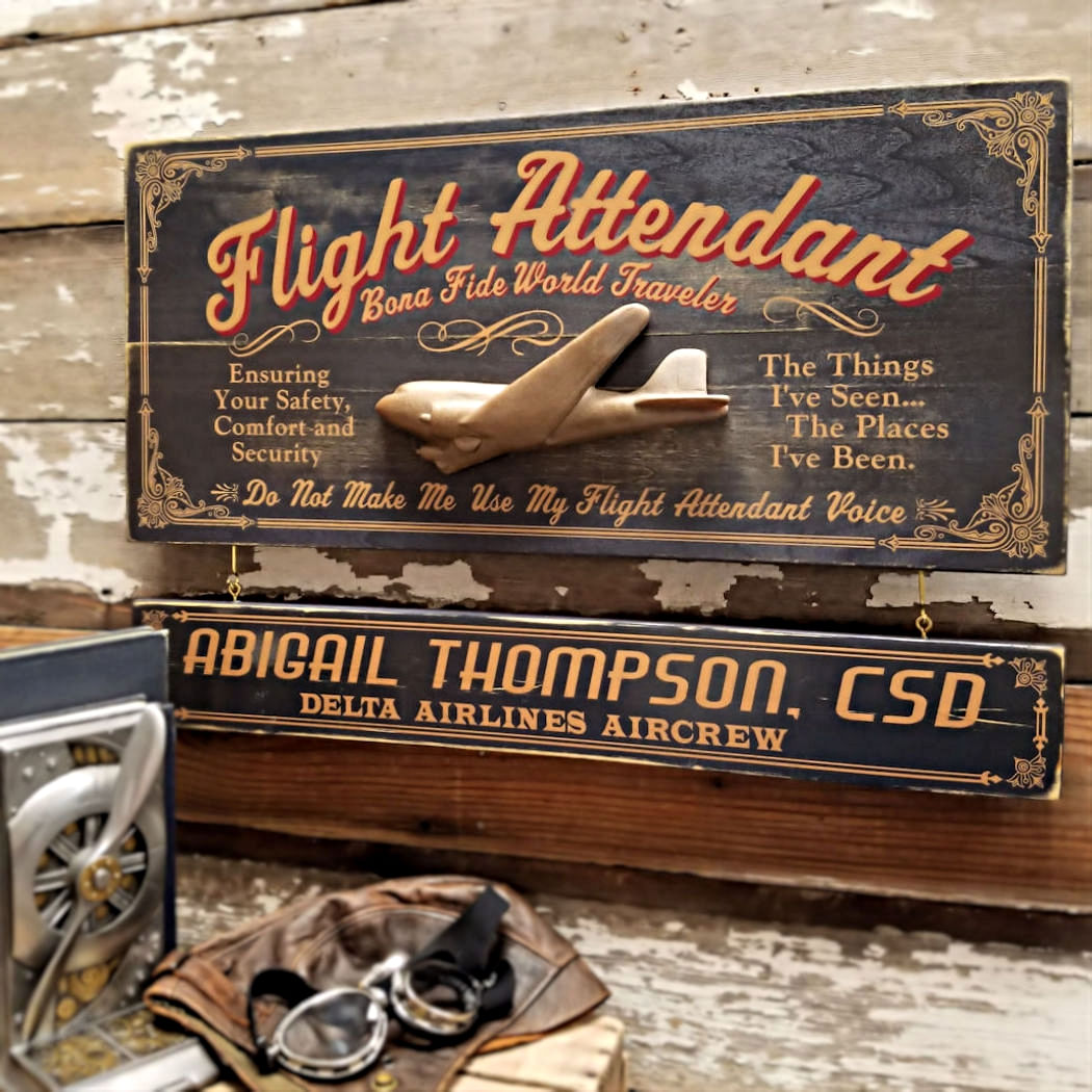 Personalized Aviation Sign Airplane Diner Sign Airplane Sign ENSA1001145 