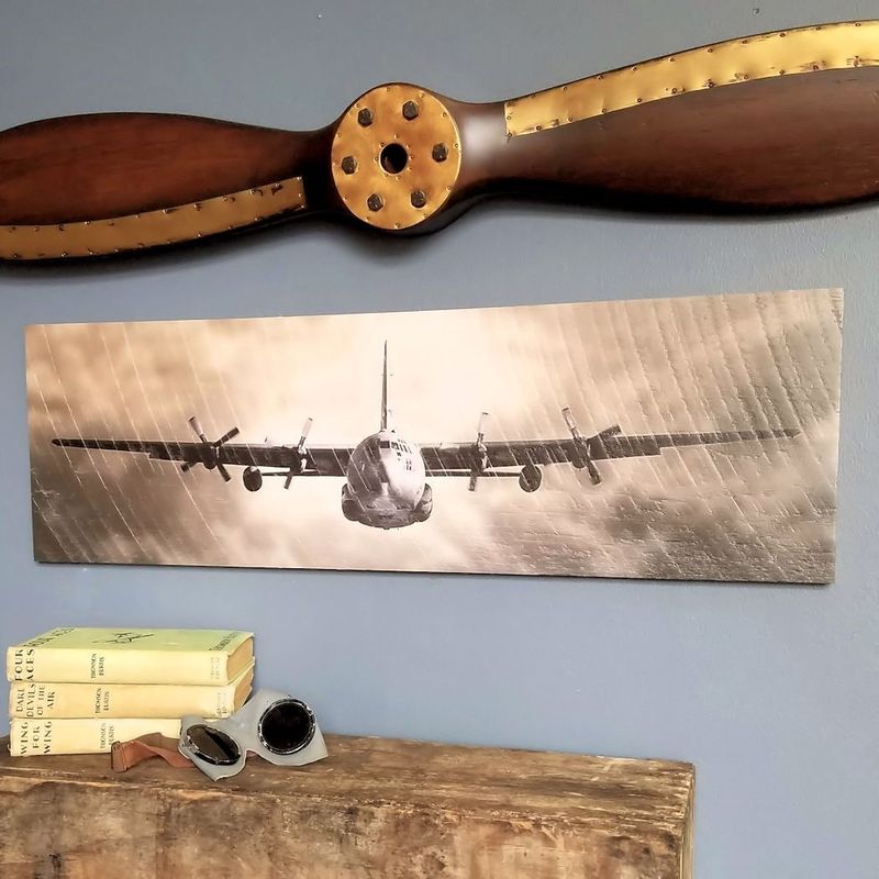 Vintage-C-130-Hercules-Wood-Plank-5818