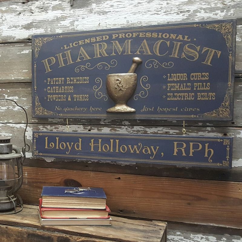 Pharmacist-Wood-Plank-Sign-with-Optional-Personalization-13965