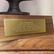 XL  Brass Nameplate 5682-