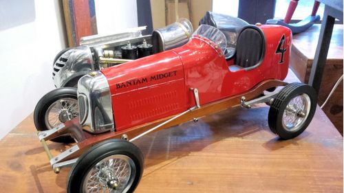 Red Bantam Midget Tether Car Replica