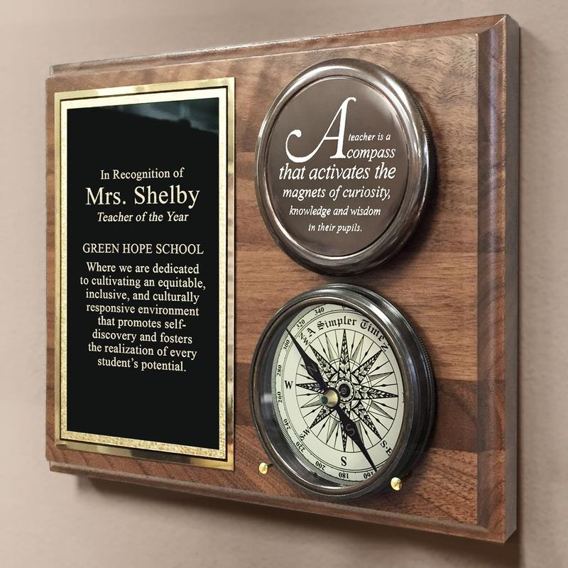Teacher-Compass-On-Personalized-Plaque-11432