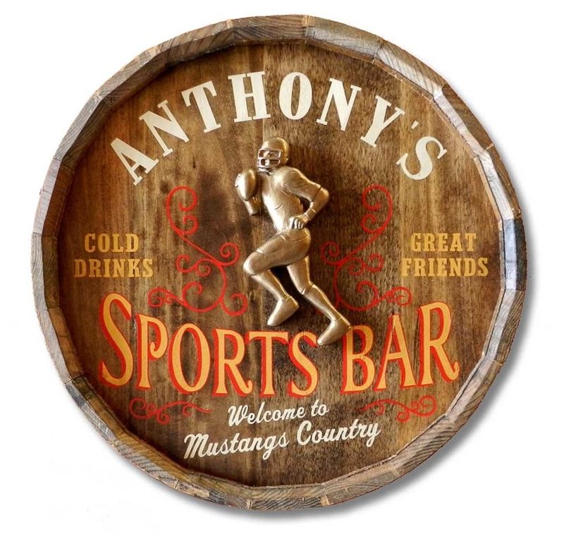 Sports-Bar-Personalized-Barrel-End-Sign-718