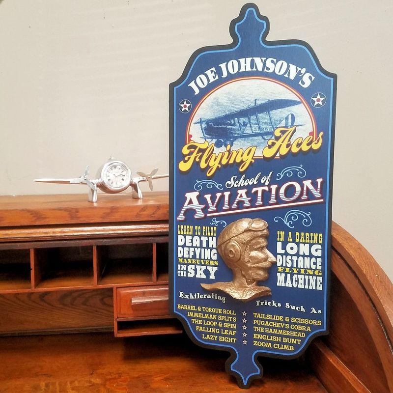 Flying-Aces-Personalized-Pub-Sign-14713
