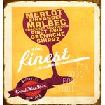 Vintage--The-Finest-Red-Wine--Personalized-Bar-Sign-14215-5