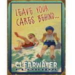 Leave-Your-Cares-Behind-Customized-Wood-or-Metal-Beach-Sign-13317-5
