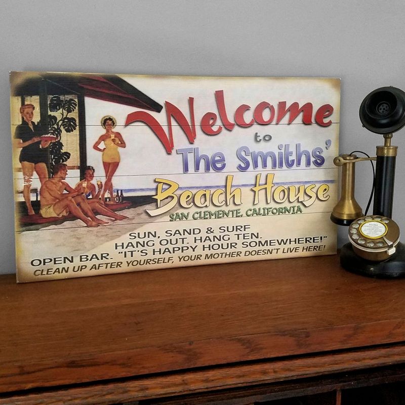 Retro-Welcome-to-the-Beach-House-Funny-Personalized-Sign-472-5