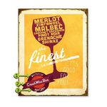 Vintage--The-Finest-Red-Wine--Personalized-Bar-Sign-14215-3