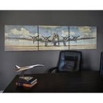 B-17-in-Blue-Sky-Wood-Triptych-14077-3