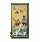 Leave-Your-Cares-Behind-Customized-Wood-or-Metal-Beach-Sign-13317-3