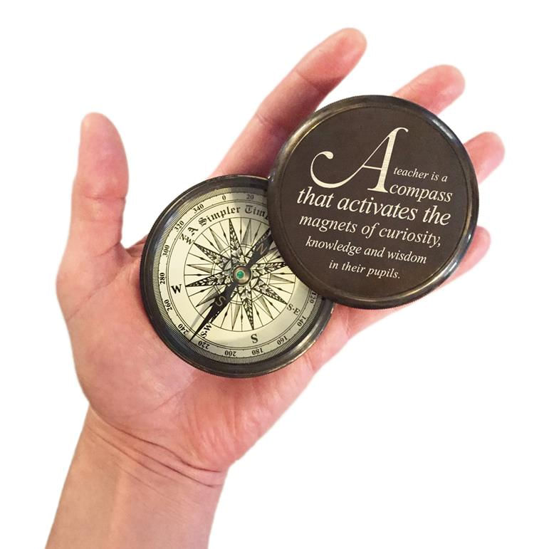 Teacher-Compass-On-Personalized-Plaque-11432-3