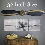 P-51-Mustang-Wood-Triptych-14367-3