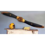 72-Inch-Replica-Wood-Naval-Airplane-Propeller--Black-and-Gold-Finish--3301-3