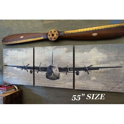 C-130-Hercules-Wooden-Aviation-Triptych-14330-3