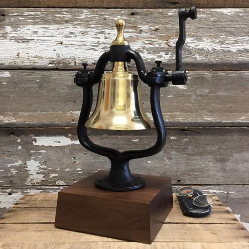 Medium Railroad Bell Deluxe - Polished