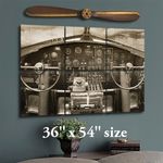 Giant-Wood-B-17-Cockpit-Wall-Mural-14936-3
