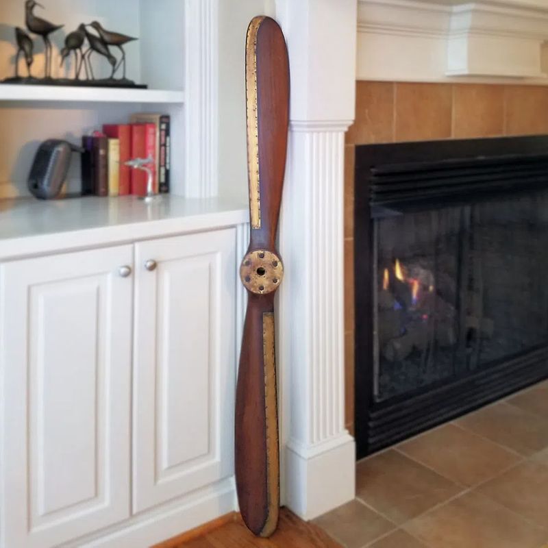 58 Inch Wood Airplane Propeller, Large Wooden Airplane Propeller